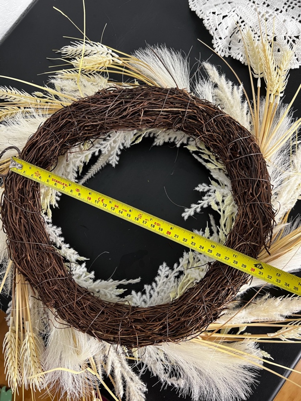 🌾✨ Boho Pampas Grass & Wheat Wreath ✨🌾 - Picture 5 of 5
